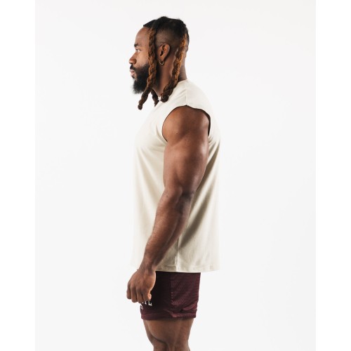 Must-Have Brushed Wolf Head Muscle Tank - Sea Shell - Brown Just In