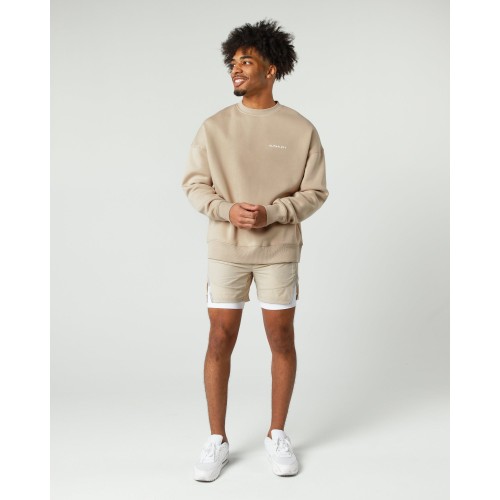 Must-Have Classic Crew - Linen - Brown Just Launched