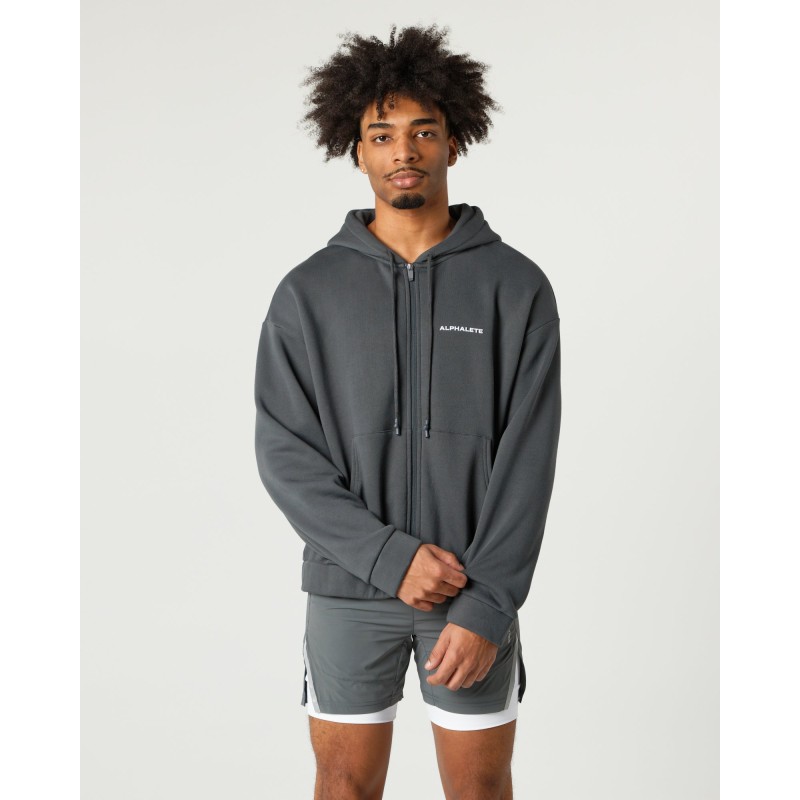 Must-Have Classic Zip Jacket - Smoke - Grey Fresh Release