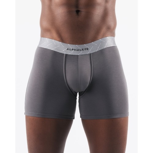 Must-Have Core Boxer Brief 2pk - Pewter - Black Just In