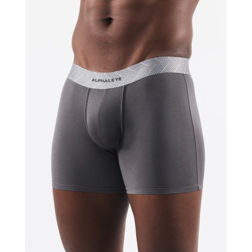 Must-Have Core Boxer Brief 2pk - Pewter - Black Just In