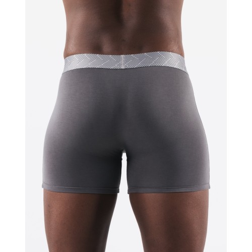 Must-Have Core Boxer Brief 2pk - Pewter - Black Just In