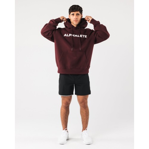 Must-Have Core Hoodie - Sangria - Red On Hand Now