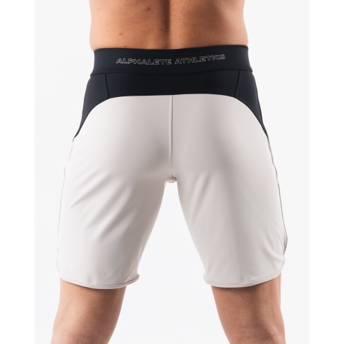 Must-Have Crescent Boardshort - Black Brandy - White