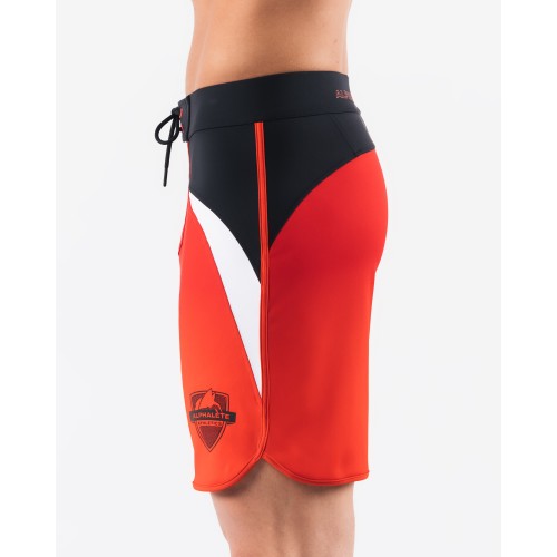 Must-Have Crescent Boardshort - Crimson Rose - Red New Stock