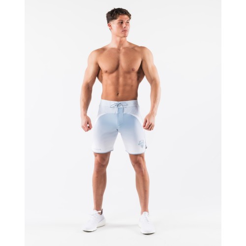 Must-Have Crescent Boardshort - Sky White - Blue Available for Immediate Shipping