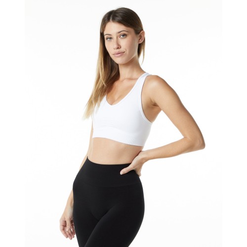 Must-Have Amplify Bra - White New Stock