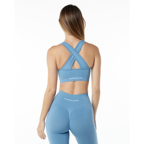 Must-Have Amplify Bra - Washed Denim - Blue Just In