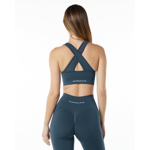 Must-Have Amplify Bra - Whale Blue In Stock