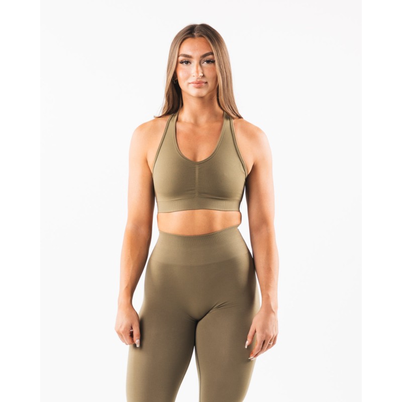 Must-Have Amplify Bra - Willow - Green Available for Immediate Shipping