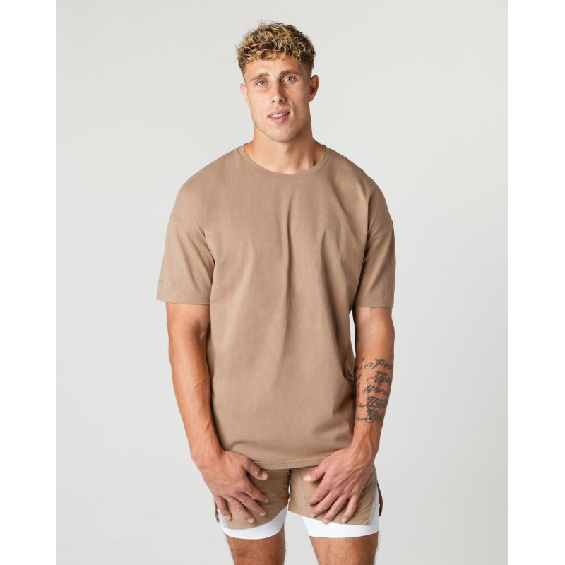 Must-Have Heavy Cotton Core Tee - Chai - Brown Hot New Item