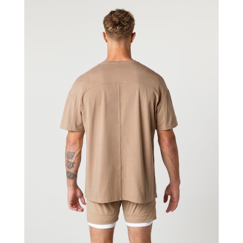 Must-Have Heavy Cotton Core Tee - Chai - Brown Hot New Item