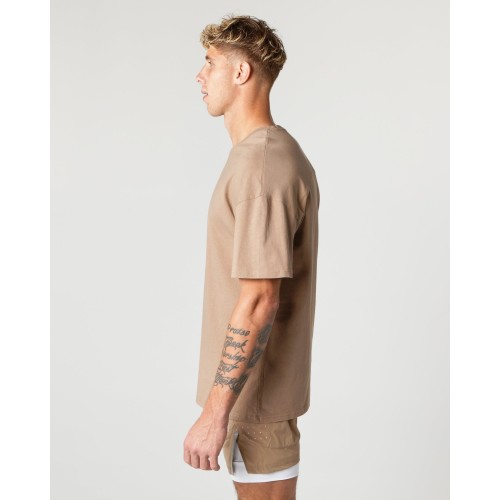 Must-Have Heavy Cotton Core Tee - Chai - Brown Hot New Item