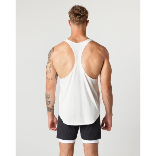 Must-Have Heavy Cotton Core Stringer - Shell - White Ready for Shipment