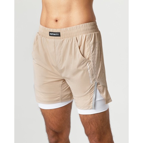 Must-Have Infinity Speed Short 5.5" - Linen - Brown Just Launched