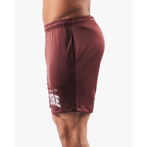 Must-Have LDB More Mesh Short 6” - Burgundy - Red Ready for Shipment