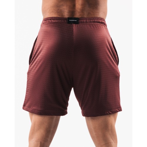 Must-Have LDB More Mesh Short 6” - Burgundy - Red Ready for Shipment