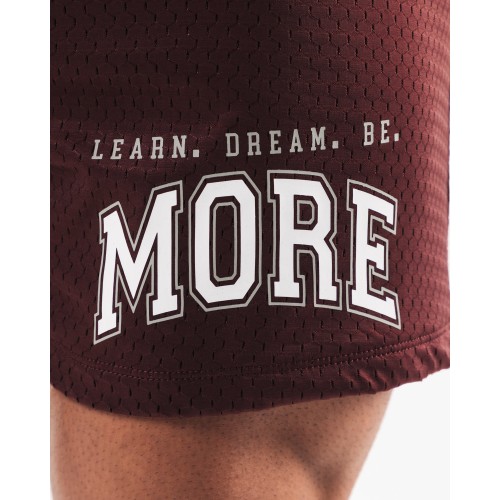 Must-Have LDB More Mesh Short 6” - Burgundy - Red Ready for Shipment