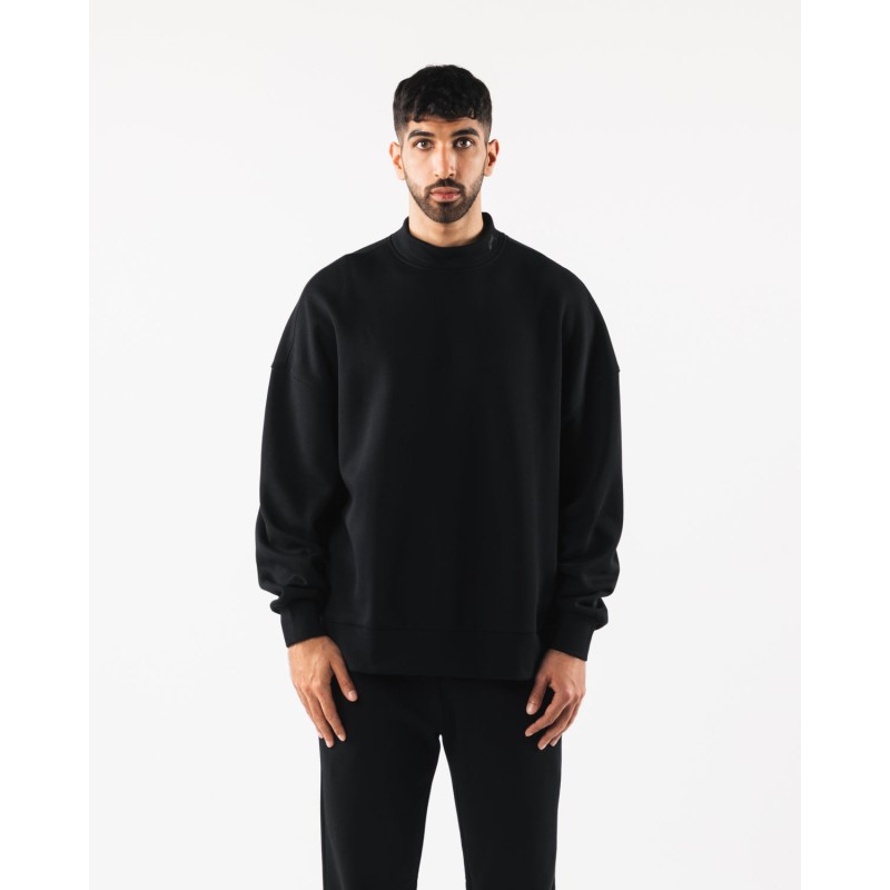 Must-Have Origin Mock Neck LS - Black Just In