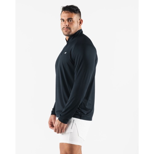 Must-Have Racer Quarter Zip - Black Hot New Item