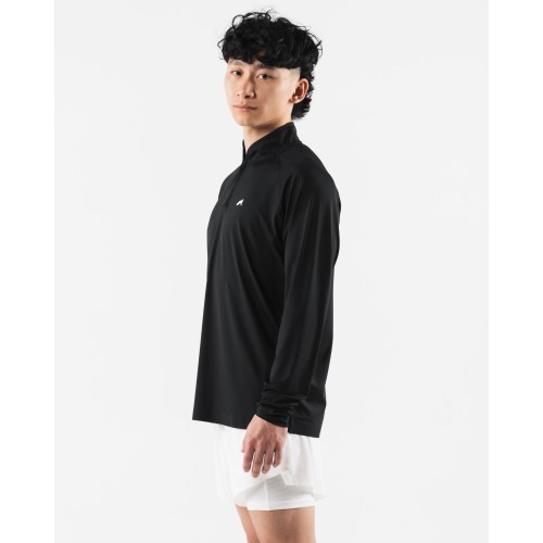 Must-Have Racer Quarter Zip - Black Hot New Item