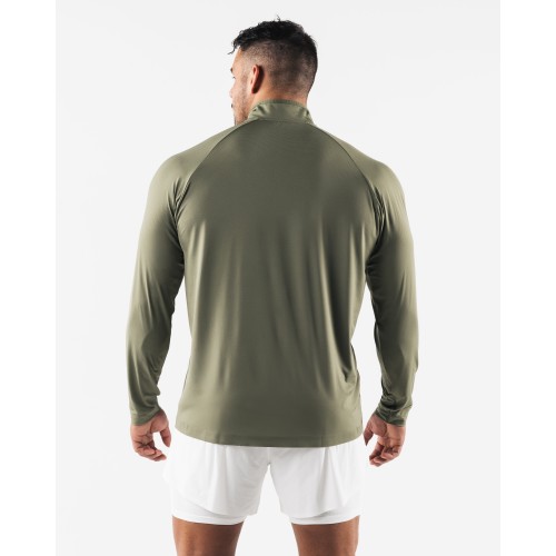 Must-Have Racer Quarter Zip - Reseda - Green New Collection