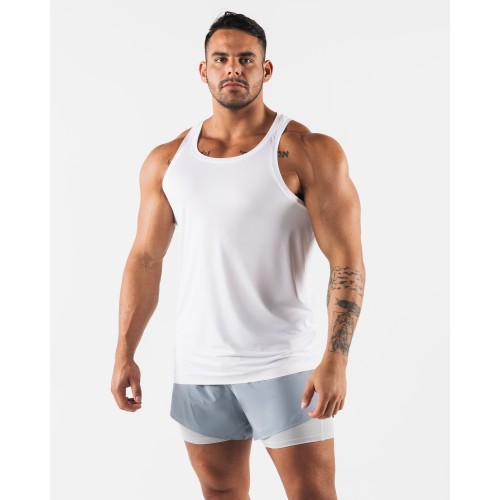 Must-Have Racer Tank - White Immediate Availability