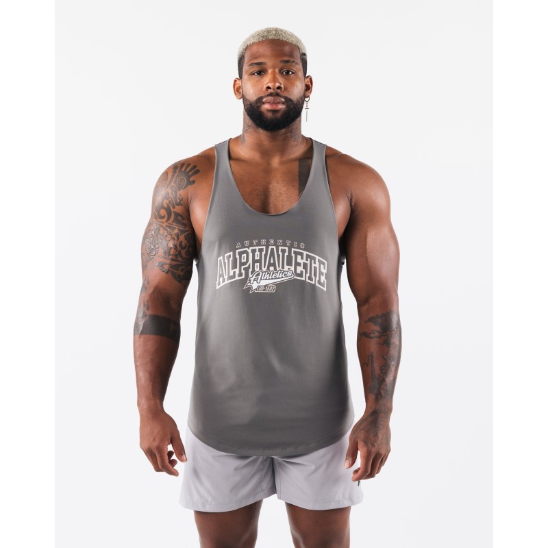 Must-Have Stadium Raw Cut Tank - Dusty Concrete - Grey Just Launched