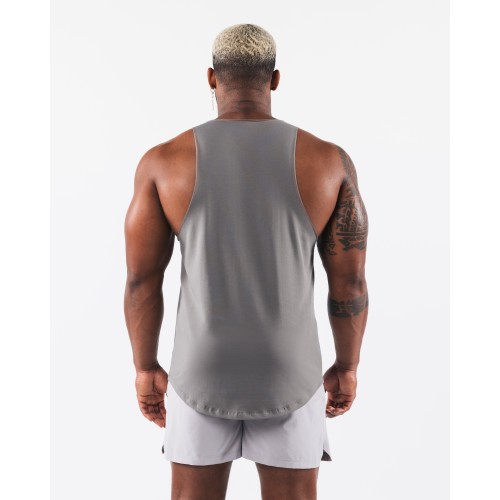 Must-Have Stadium Raw Cut Tank - Dusty Concrete - Grey Just Launched