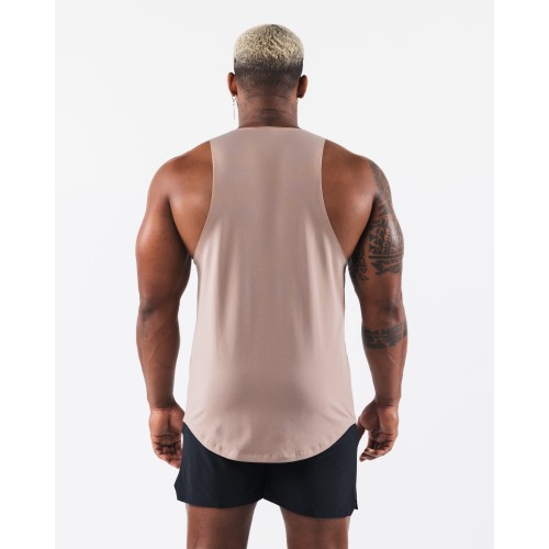 Must-Have Stadium Raw Cut Tank - Sand - Brown New Collection