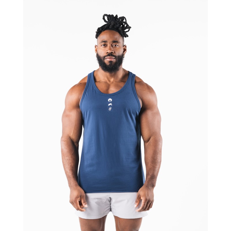 Must-Have Three Pillar Tank - Denim - Blue Available Now