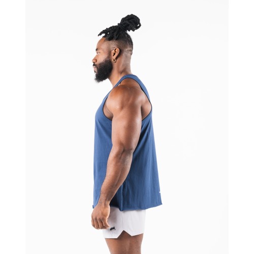 Must-Have Three Pillar Tank - Denim - Blue Available Now