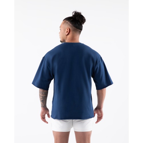 Must-Have Three Pillar Terry Tee - Denim - Blue Available for Immediate Shipping