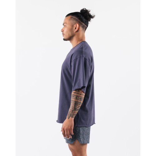 Must-Have Three Pillar Terry Tee - Muted Purple New Release