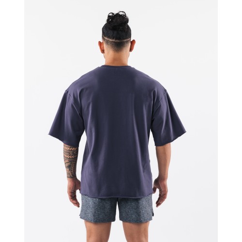 Must-Have Three Pillar Terry Tee - Muted Purple New Release