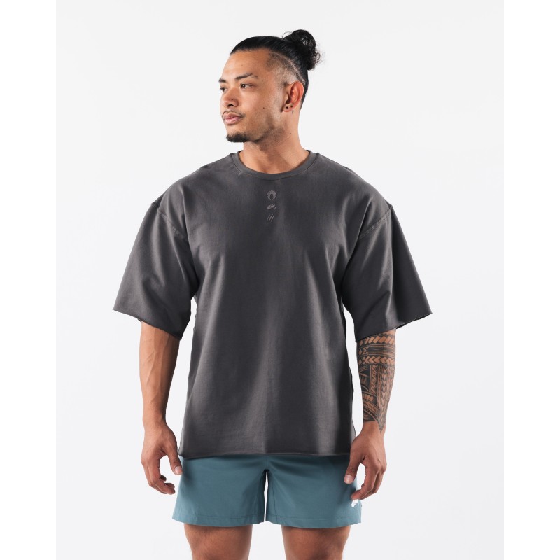 Must-Have Three Pillar Terry Tee - Pewter - Grey Ready for Shipment