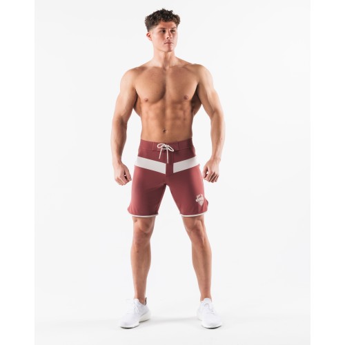 Must-Have Titan Boardshort - Mauve Taupe - Red Immediate Availability