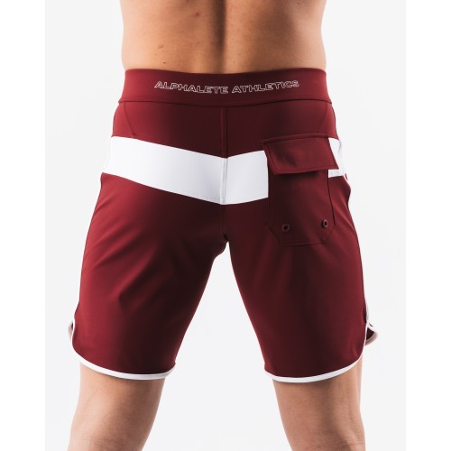 Must-Have Titan Boardshort - White Merlot - Red New Stock