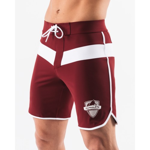 Must-Have Titan Boardshort - White Merlot - Red New Stock