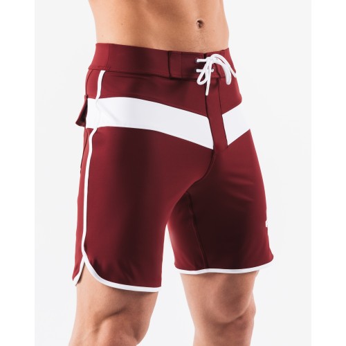 Must-Have Titan Boardshort - White Merlot - Red New Stock