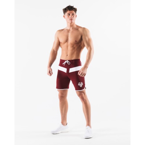 Must-Have Titan Boardshort - White Merlot - Red New Stock