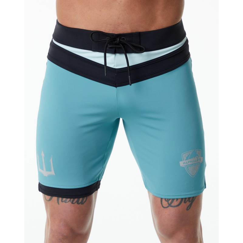 Must-Have Trident Competition Short - Teal Available for Immediate Shipping