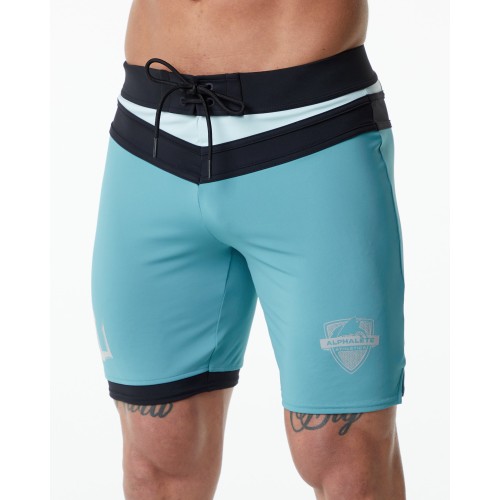 Must-Have Trident Competition Short - Teal Available for Immediate Shipping