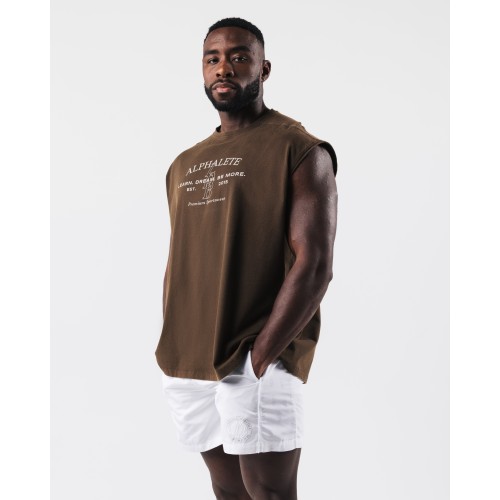 Must-Have Vintage Muscle Tank - Oran Brown