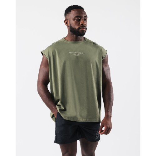 Must-Have Vintage Muscle Tank - Reseda - Green Limited Stock