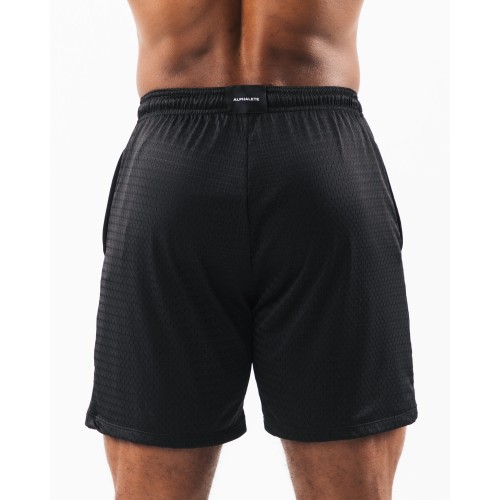 Must-Have Wolf Head Mesh Short 6" - Black / Sea Shell Available Now