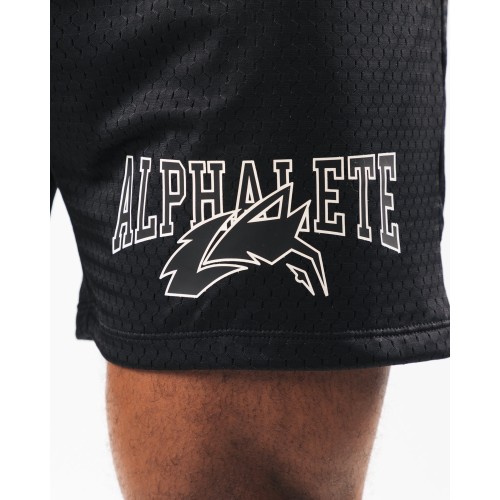 Must-Have Wolf Head Mesh Short 6" - Black / Sea Shell Available Now