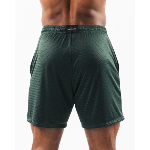 Must-Have Wolf Head Mesh Short 6" - Evergreen Hot New Item