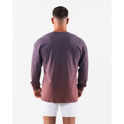 Must-Have Wolf Head LS Tee - Dusty Rose Gradient - Purple New Collection