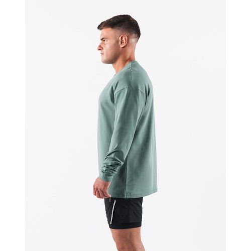 Must-Have Wolf Head LS Tee - Sage - Green Just In